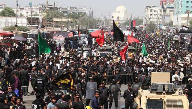 کراچی سمیت ملک بھر میں چہلم حضرت امام حسینؓ کے جلوس اختتام پزیر