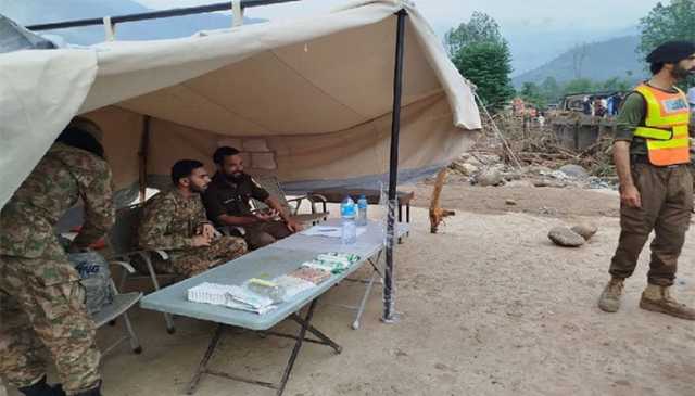 امدادی کارروائیوں کیلئے پاک فوج کے مزید دستے بونیر پہنچ گئے