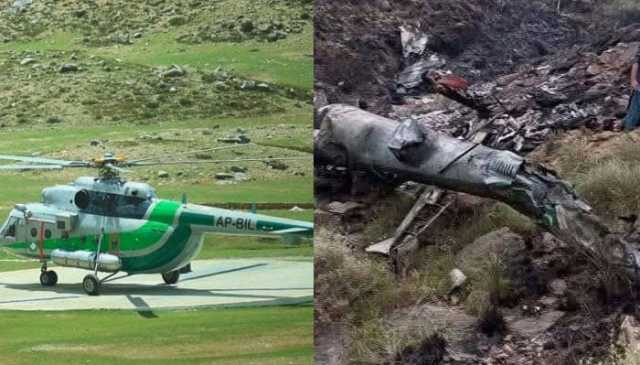مہمند میں حادثے کا شکار ہیلی کاپٹر کا سامان چوری، 2 ملزمان گرفتار