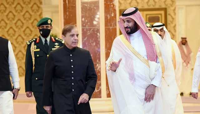 وزیراعظم شہباز شریف کی دوحہ میں سعودی ولی عہد سے ملاقات