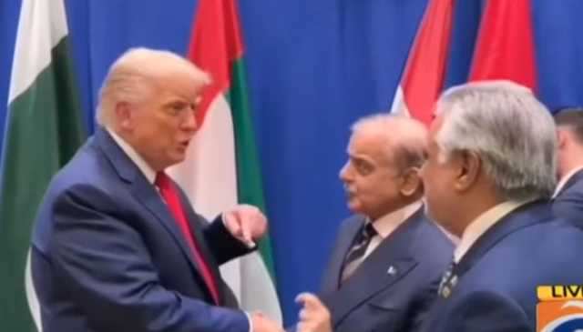 ڈونلڈ ٹرمپ کی وزیرِاعظم شہباز شریف سے ملاقات