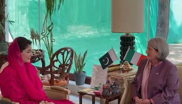 مریم نواز کی آئرلینڈ کی سفیر سے ملاقات، سرمایہ کاری کی دعوت