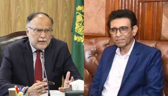 ایم کیو ایم کے وفد کی وزیر منصوبہ بندی احسن اقبال سے ملاقات