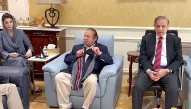 شہباز شریف کی جاتی امرا میں نواز شریف سے ملاقات