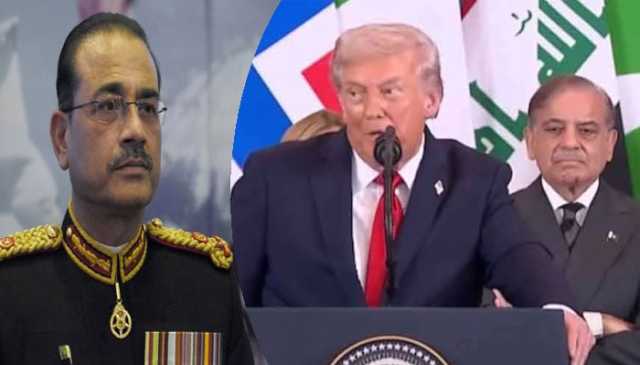 ٹرمپ نے عاصم منیر کو پسندیدہ فیلڈ مارشل قرار دیدیا