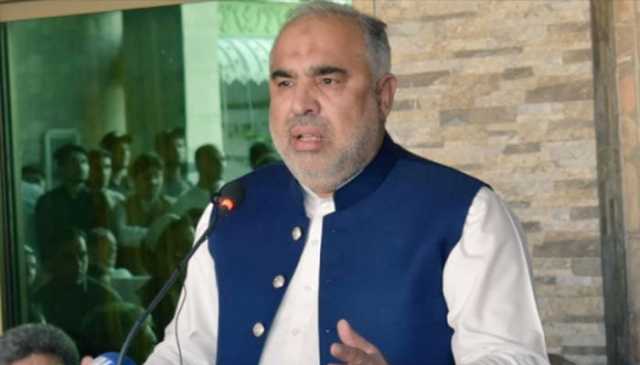 وزیراعلیٰ کے پی کا چناؤ قانونی طریقے سے ہوا، اپوزیشن جو کرنا چاہتی ہے کرے: اسد قیصر