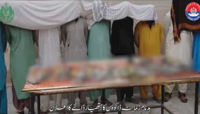 کچے کا تاریخی دن، ڈاکو آج غیر مشروط ہتھیار ڈال رہے ہیں، تیاریاں مکمل