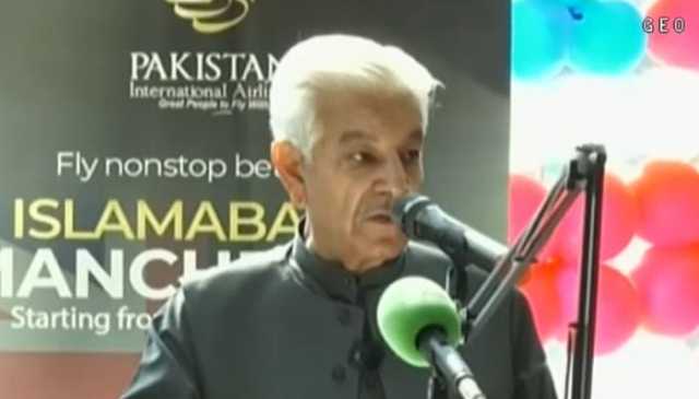 قومی ایئر لائن پر پابندی سے حکومت کو کافی نقصان ہوا، وزیر دفاع