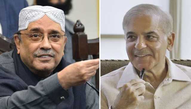 صدر زرداری کا کشمیر میں حکومت سازی کیلئے شہباز شریف سے فون پر رابطہ