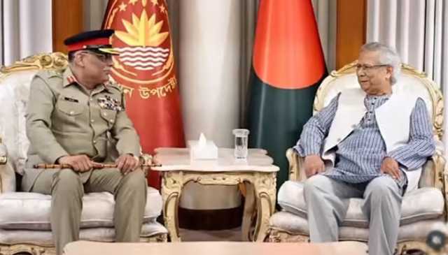 چیئرمین جوائنٹ چیفس آف اسٹاف کمیٹی جنرل ساحرشمشاد مرزا کا بنگلا دیش کا سرکاری دورہ