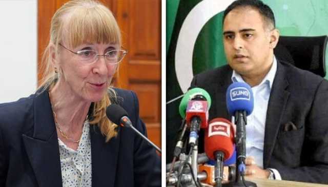 وزیرِ مملکت بلال اظہر کیانی کی جرمن سفیر اِنا لاپیل سے ملاقات