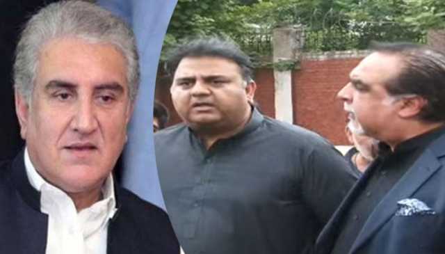 شاہ محمود قریشی سے فواد چوہدری اور عمران اسماعیل کی ملاقات