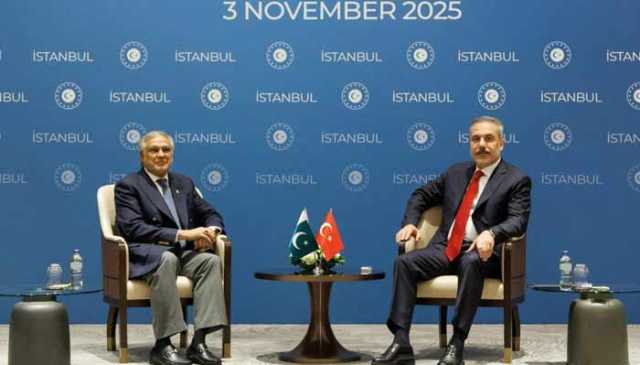 وزیرِ خارجہ اسحٰق ڈار کی ترک ہم منصب حقان فیدان سے ملاقات