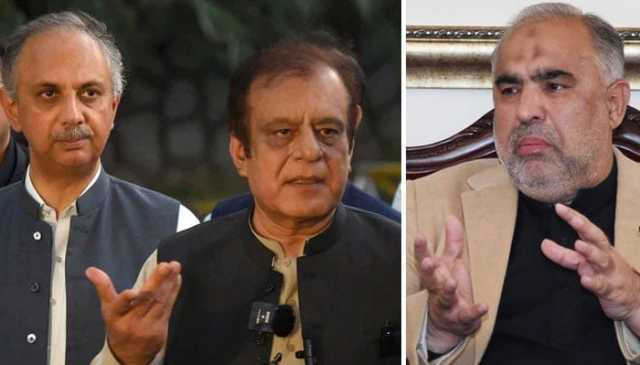 اسد قیصر، شبلی فراز، عمر ایوب سمیت کئی پی ٹی آئی رہنماؤں کے ناقابلِ ضمانت وارنٹِ گرفتاری جاری