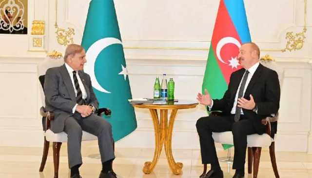 وزیراعظم کی آذربائیجان کے صدر سے ملاقات