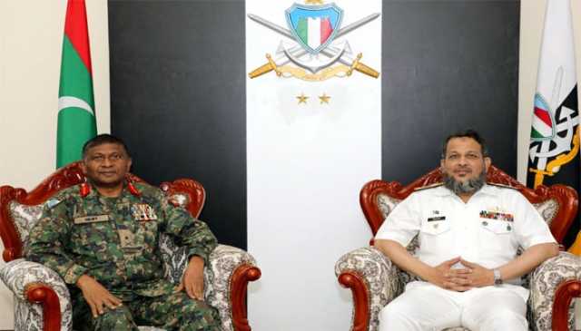 پی این ایس سیف کا مالدیپ کی بندرگاہ پہنچنے پر پرتپاک استقبال