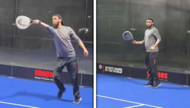 وفاقی وزیرِاطلاعات عطا تارڑ کی پیڈل ٹینس کھیلتے ویڈیو وائرل