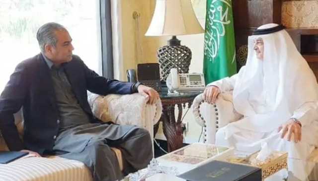 محسن نقوی کی سعودی سفیر نواف بن سعید المالکی سے ملاقات