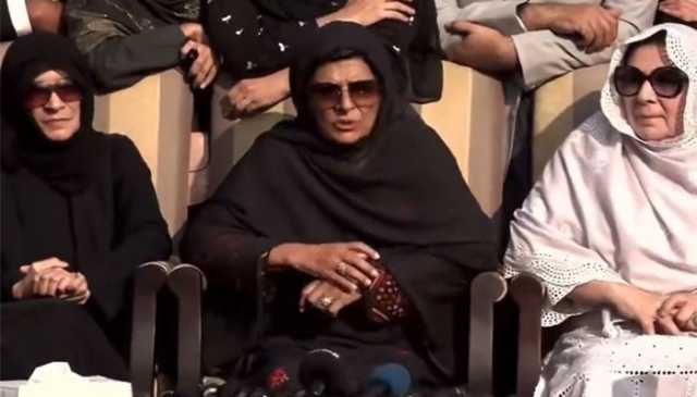 پی ٹی آئی کی بانی سے بہنوں کو ملنے کی اجازت نہ دینے کی مذمت