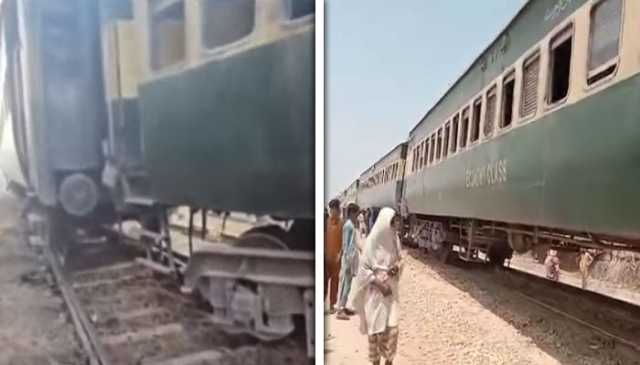 موہنجودڑو ایکسپریس کی 3 بوگیاں پٹڑی سے اُتر گئیں، ڈاؤن ٹریک متاثر