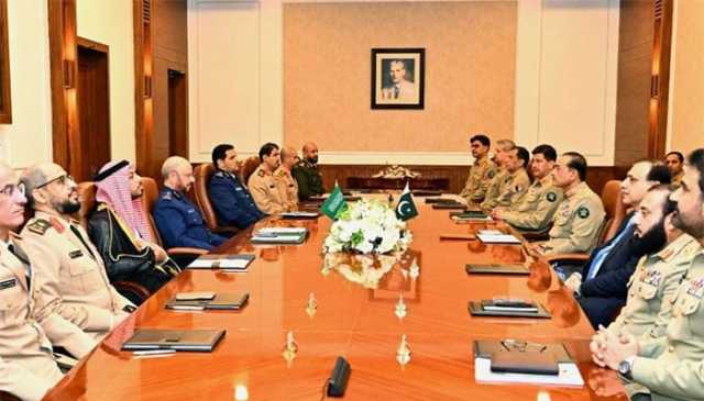 فیلڈ مارشل عاصم منیر سے سعودی چیف آف جنرل اسٹاف کی ملاقات، آئی ایس پی آر