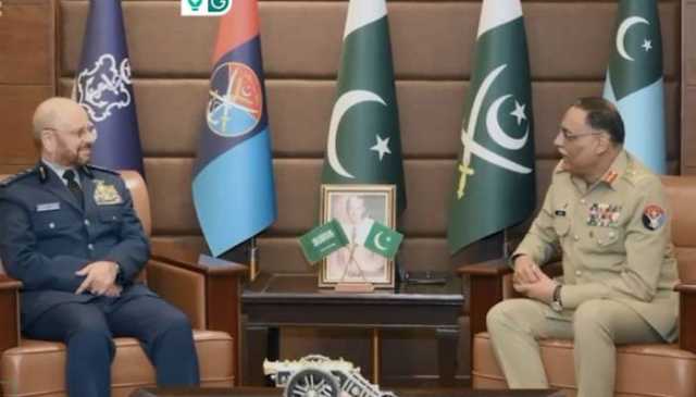 جنرل ساحر شمشاد سے سعودی چیف آف جنرل اسٹاف کی ملاقات