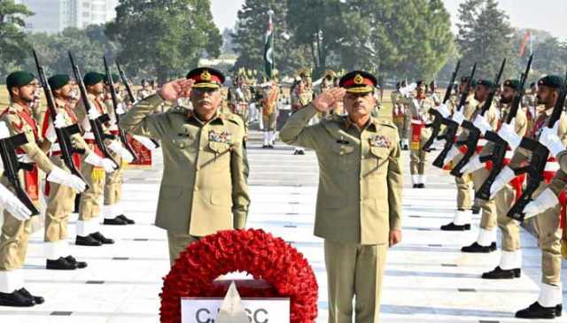 جنرل ساحر شمشاد کا جی ایچ کیو کا الوداعی دورہ، فیلڈ مارشل عاصم منیر سے ملاقات