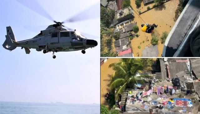 سری لنکا میں سیلاب، پاک بحریہ کی امدادی سرگرمیاں آج بھی جاری