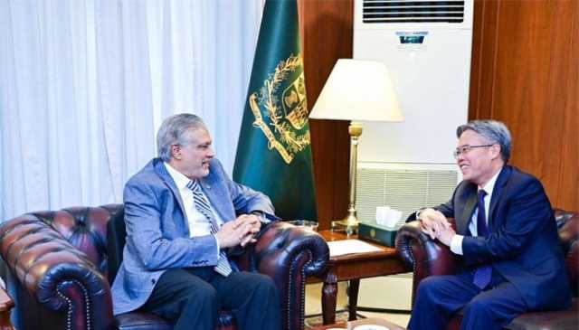 اسحاق ڈار کی چینی سفیر سے ملاقات