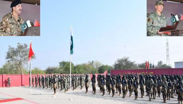پاکستان آرمی اور پیپلز لبریشن آرمی کی مشترکہ فوجی مشق واریئر IX کا آغاز