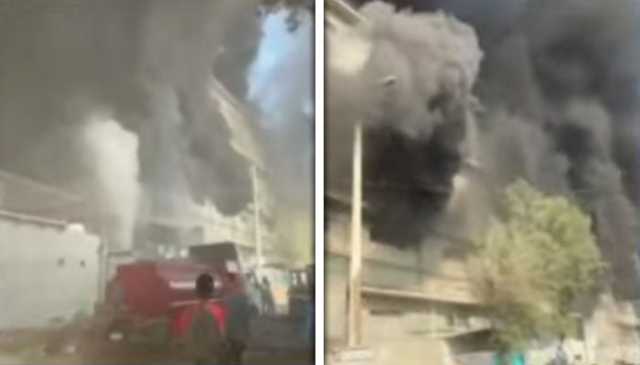 کراچی، گارمنٹس فیکٹری میں آتشزدگی، 6 فائر ٹینڈرز روانہ