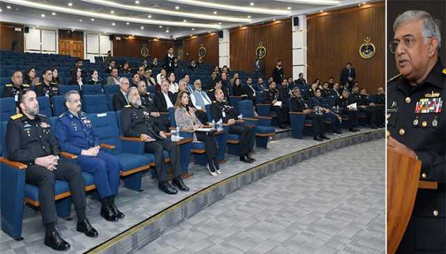 میری ٹائم سیکیورٹی ورکشاپ کے شرکاء کا نیول ہیڈکوارٹرز کا دورہ