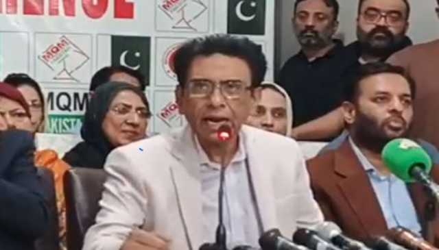 ہم نے اپنے لیڈر کو پاکستان سے بڑا نہیں مانا، اس سے لا تعلق ہو گئے: ڈاکٹر خالد مقبول صدیقی