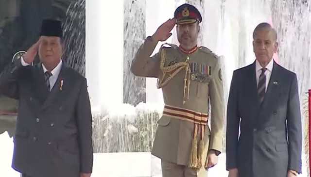 انڈونیشیا کے صدر کی وزیراعظم ہاؤس آمد، گارڈ آف آنر پیش کیا گیا