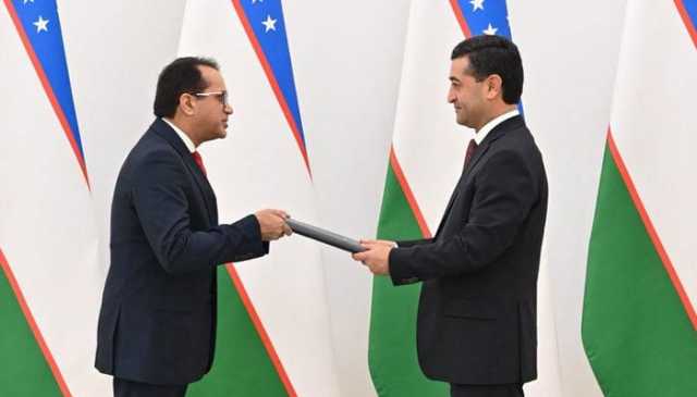 ازبکستان میں پاکستان کے سفیر مدثر ٹیپو نے سفارتی اسناد ازبک وزیر خارجہ کو پیش کردیں