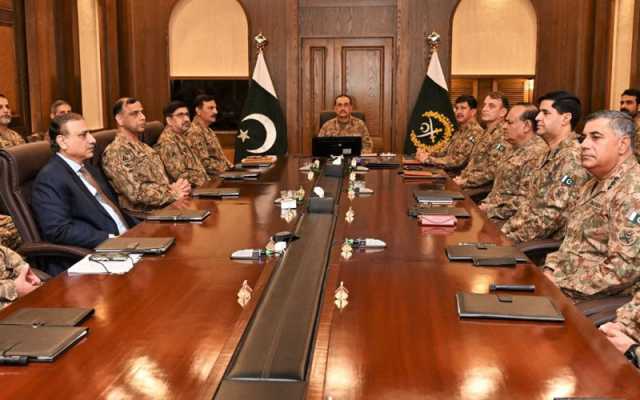 جنگ مسلط کرنے کی کوشش کا فیصلہ کن جواب دیں گے، کور کمانڈرز کانفرنس