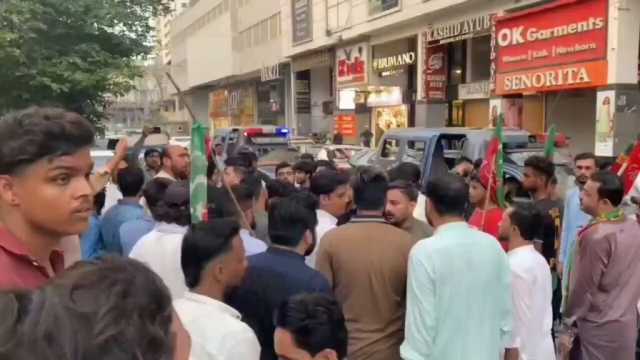 عمران خان کی رہائی ،پی ٹی آئی یوتھ ونگ کی کراچی ریلی
