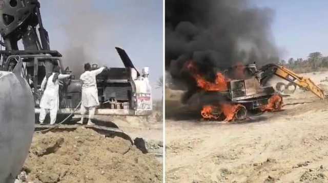 مسلح افراد کاخضدار میں تعمیراتی کیمپ پر حملہ، 18مزدور اغوا،گاڑیاں نذر آتش