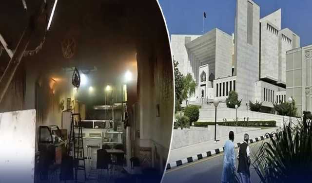 سپریم کورٹ کی کینٹین میں گیس سلنڈر کا دھماکا،12افراد زخمی