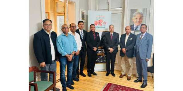 سفارتخانہ پاکستان سٹاک ہوم میں ’یوم استحصال کشمیر‘ کی مناسبت سے تقریب
