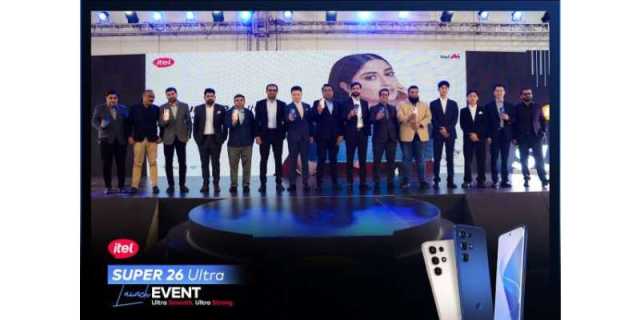 itel نے رنگا رنگ تقریب میں Super 26 Ultra متعارف کرادیا،تقریب میں itel کی برانڈایمبسیڈر سجل علی کی خصوصی شرکت