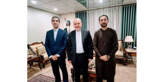 خواجہ رمیض حسن کی ایرانی کے سفیر ڈاکٹر رضا امیری مقدم سے ملاقات؛ ایرانی سفیر ڈاکٹر رضا امیری مقدم پاک ایران بہترین تعلقات کو مزیدمستحکم کرنے میں کلیدی کردار ادا کررہے ہیں۔