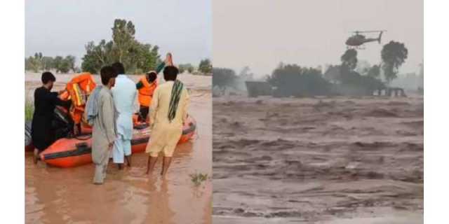 بھارت کی جانب سے چھوڑا گیا بڑا سیلابی ریلہ پاکستانی حدود میں داخل