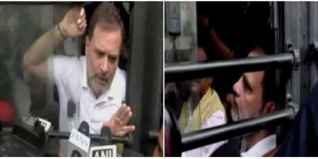 اراکین پارلیمنٹ کو تعداد زیادہ ہونے پر حراست میں لیا گیا. دہلی پولیس