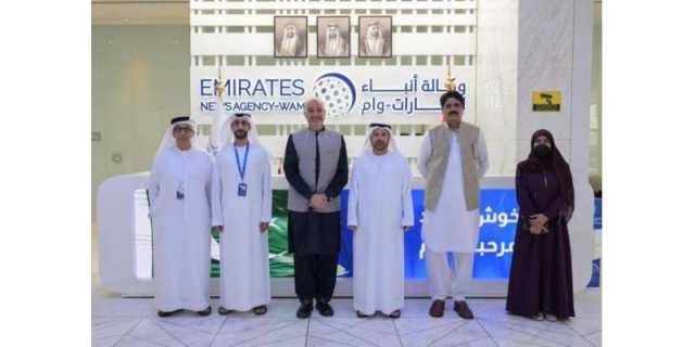 پاکستانی سفیر کا وام ہیڈکوارٹرز کا دورہ، میڈیا تعاون کے فروغ پر تبادلہ خیال