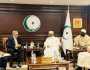 اسحاق ڈار کی OIC کے سیکرٹری جنرل سے ملاقات، اہم ایشوز پر تبادلہ خیال