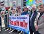 جنیوا میں کشمیریوں کا مودی حکومت کے خلاف احتجاج