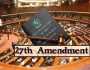 سینیٹ سے 27 ویں آئینی ترمیم کا گزٹ نوٹیفکیشن جاری