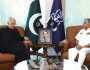 وزیر دفاع خواجہ آصف کی نیول چیف ایڈمرل نوید اشرف سے ملاقات