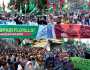 صمود فلوٹیلا کے رضا کاروں، فلسطینیوں کی جرأت کو سلام، ملک بھر میں اسرائیل مخالف مظاہرے، ریلیاں